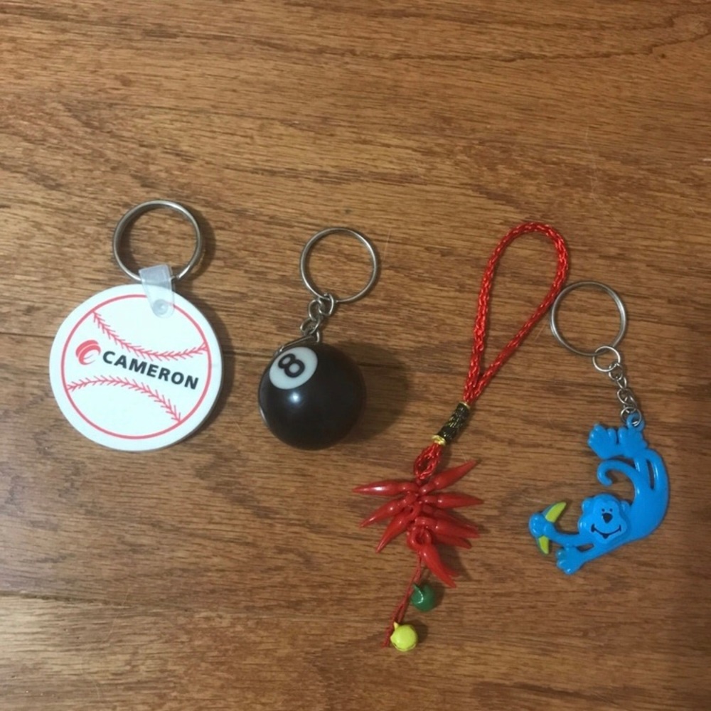 Set of Fun Keychains